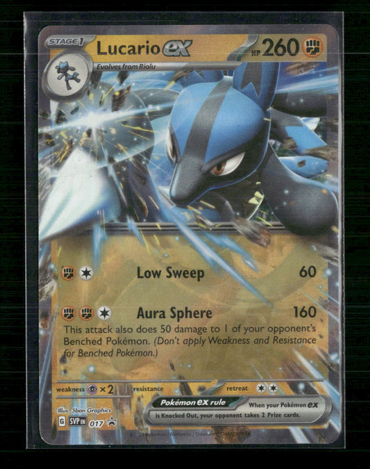 Lucario ex SV: Scarlet & Violet Promo Cards #017