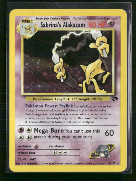 Sabrina's Alakazam Gym Challenge #016/132