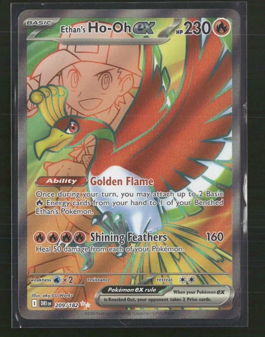 Ethan's Ho-Oh ex SV10: Destined Rivals #209/182