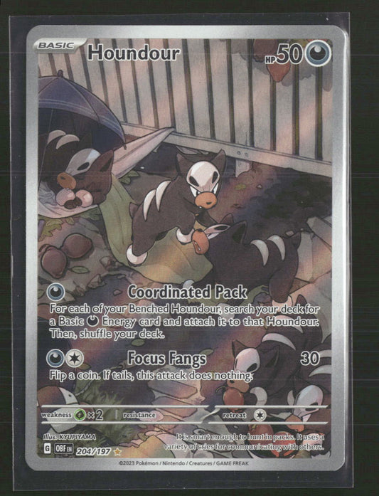 Houndour SV03: Obsidian Flames #204/197