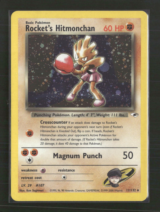 Rocket's Hitmonchan Gym Heroes #011/132