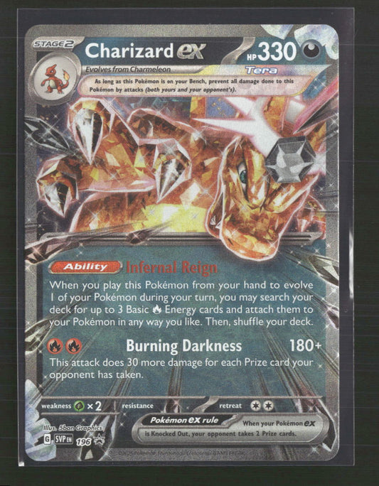Charizard ex -196 SV: Scarlet & Violet Promo Cards #196