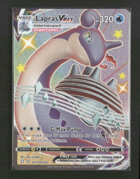 Lapras VMAX Shining Fates: Shiny Vault #SV111/SV122