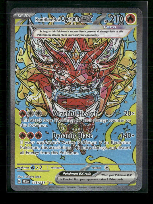 Hearthflame Mask Ogerpon ex SV: Prismatic Evolutions #148/131