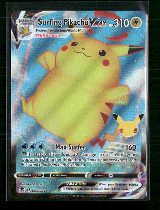 Surfing Pikachu VMAX Celebrations #009/025