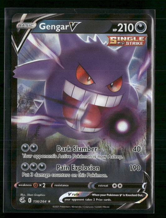 Gengar V SWSH08: Fusion Strike #156/264