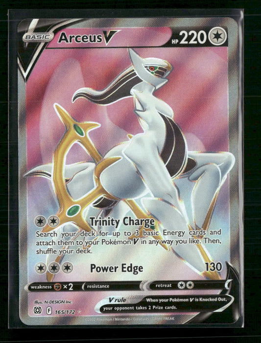 Arceus V (Full Art) SWSH09: Brilliant Stars #165/172