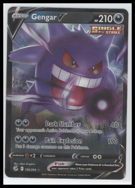 Gengar V SWSH08: Fusion Strike #156/264