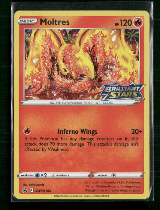 Moltres SWSH: Sword & Shield Promo Cards #SWSH185