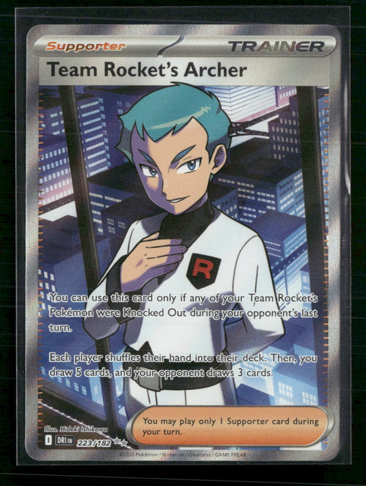 Team Rocket's Archer SV10: Destined Rivals #223/182