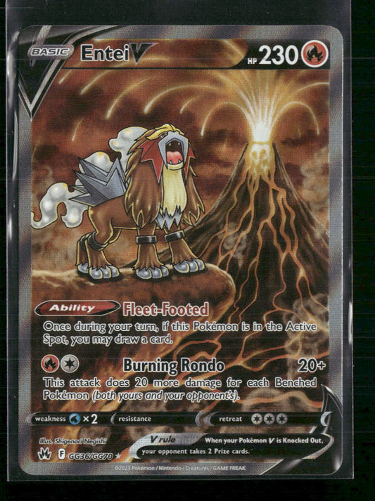 Entei V Crown Zenith: Galarian Gallery #GG36/GG70