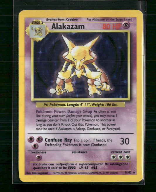 Alakazam Base Set #001/102