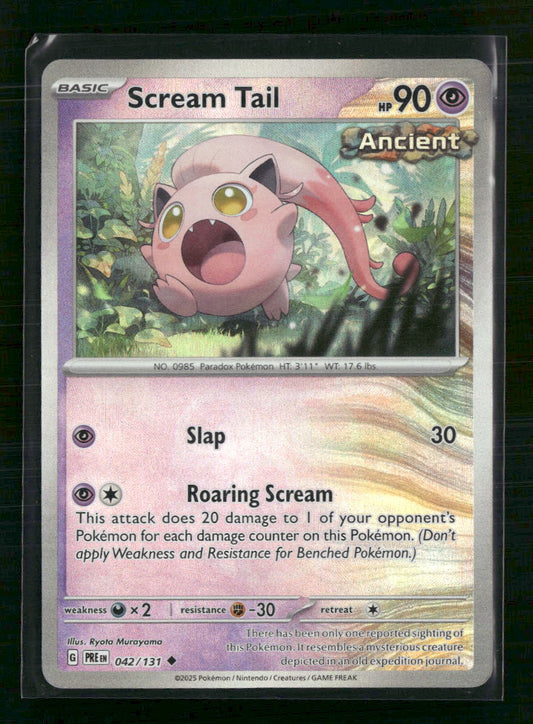 Scream Tail (Master Ball Pattern) SV: Prismatic Evolutions #042/131