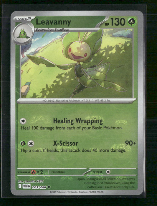 Leavanny (Master Ball Pattern) SV: White Flare #003/086