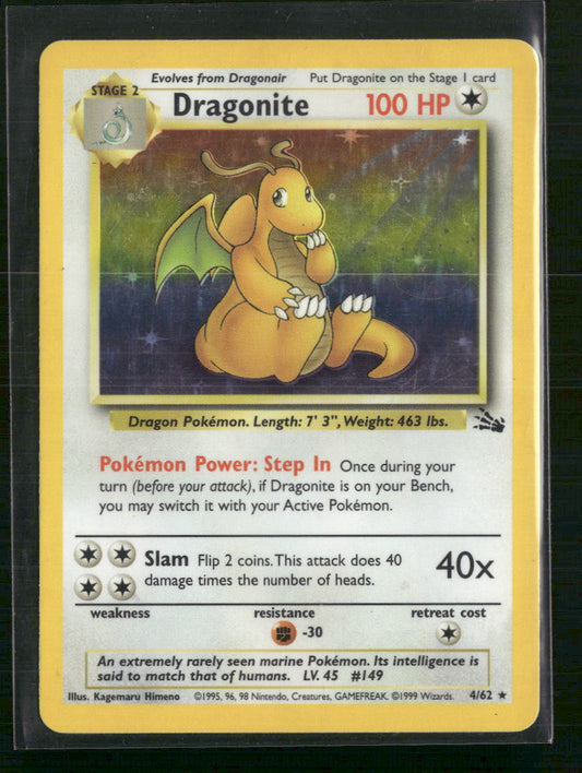 Dragonite (4) Fossil #04/62