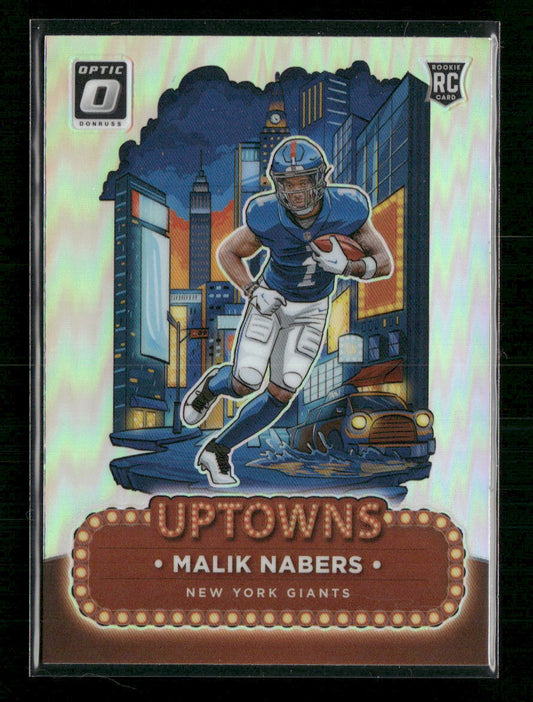 Malik Nabers 2024 Donruss Optic #6 Uptowns