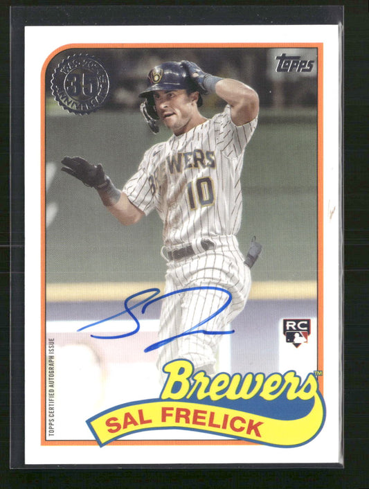 Sal Frelick 2024 Topps #89BA2-SF 1989 35th Anniversary Autographs (Series Two)