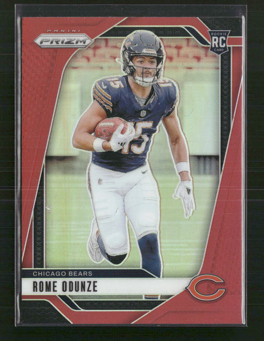 Rome Odunze 2024 Panini Prizm #385 Red