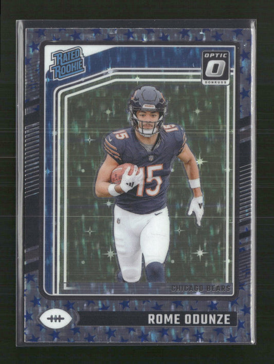 Rome Odunze 2024 Donruss Optic #286 Stars