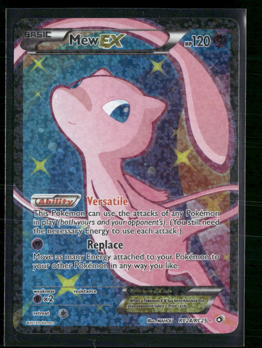 Mew EX (Full Art) Legendary Treasures: Radiant Collection #RC24/RC25