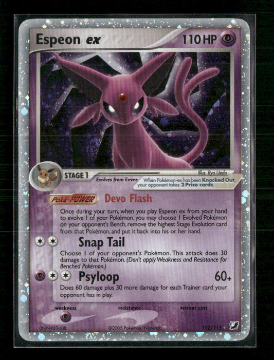 Espeon ex Unseen Forces #102/115