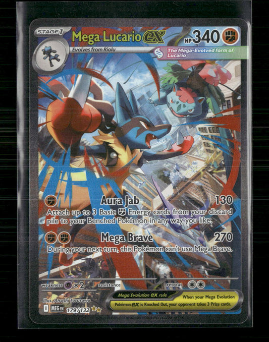Mega Lucario ex - 179/132 - ME01: Mega Evolution (MEG)