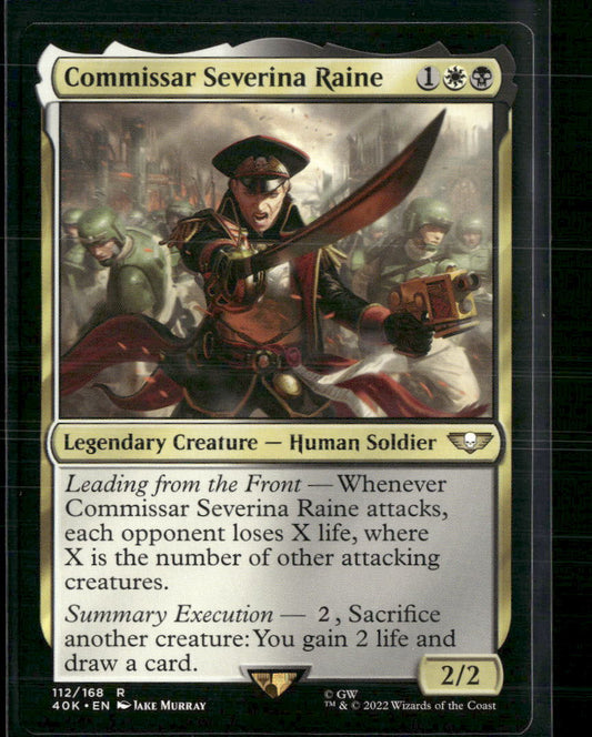 Commissar Severina Raine Universes Beyond: Warhammer 40,000 #112