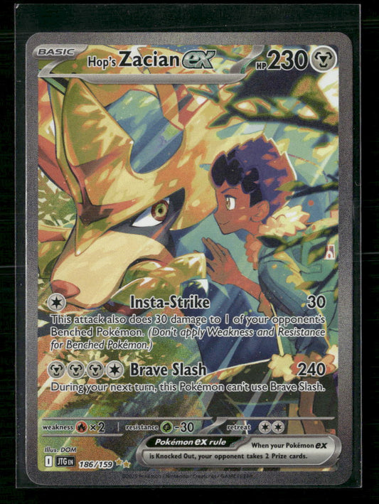 Hop's Zacian ex SV09: Journey Together #186/159