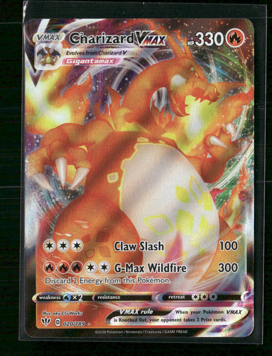 Charizard VMAX SWSH03: Darkness Ablaze #020/189