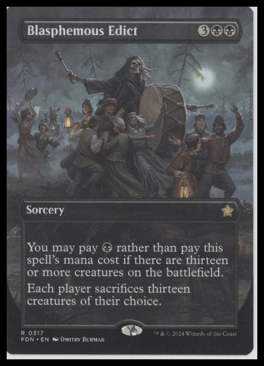 Blasphemous Edict (Borderless) Foundations #317