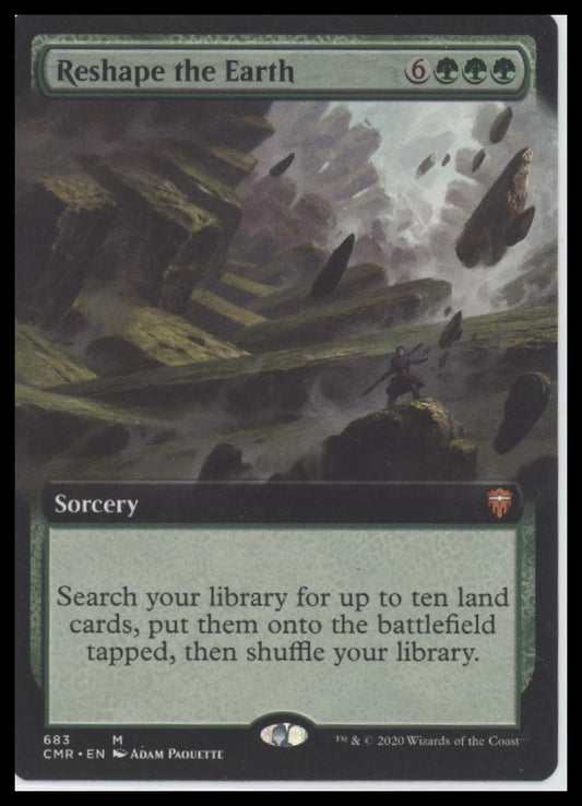 Reshape the Earth (Extended Art) Commander Legends #683