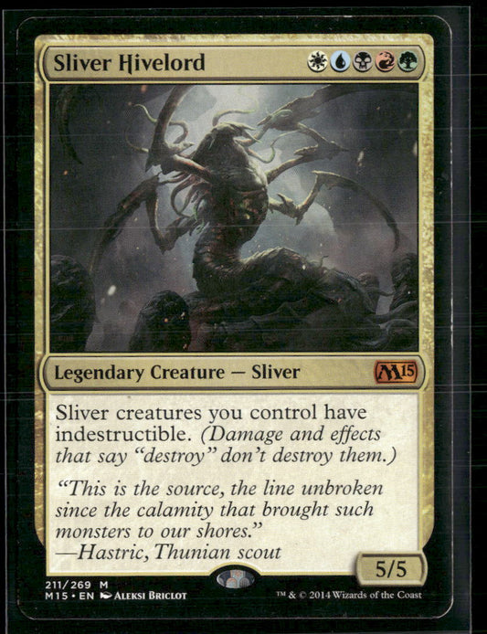 Sliver Hivelord Magic 2015 (M15) #211