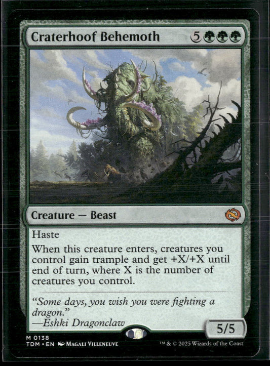 Craterhoof Behemoth Tarkir: Dragonstorm #138