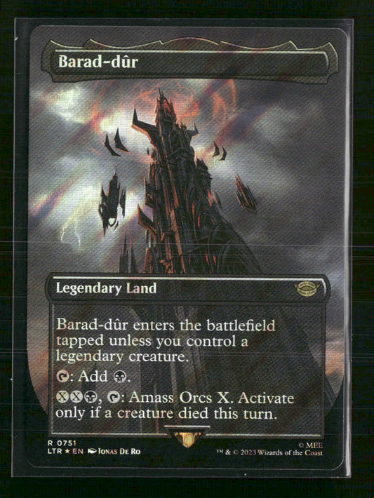 Barad-dur (0751) (Borderless) (Surge Foil)