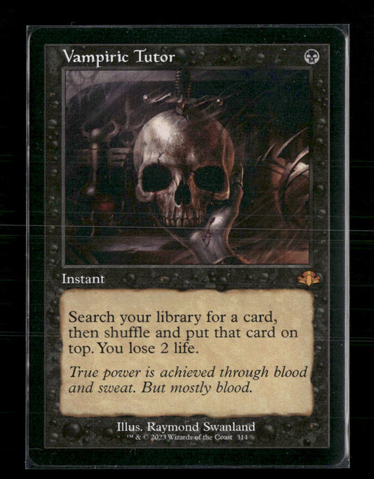 Vampiric Tutor (Retro Frame) Dominaria Remastered #314