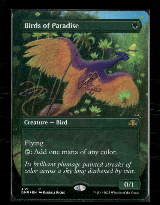 Birds of Paradise (Borderless) Dominaria Remastered #439