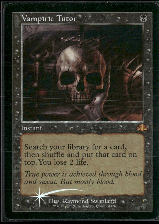 Vampiric Tutor (Retro Frame) Dominaria Remastered #314