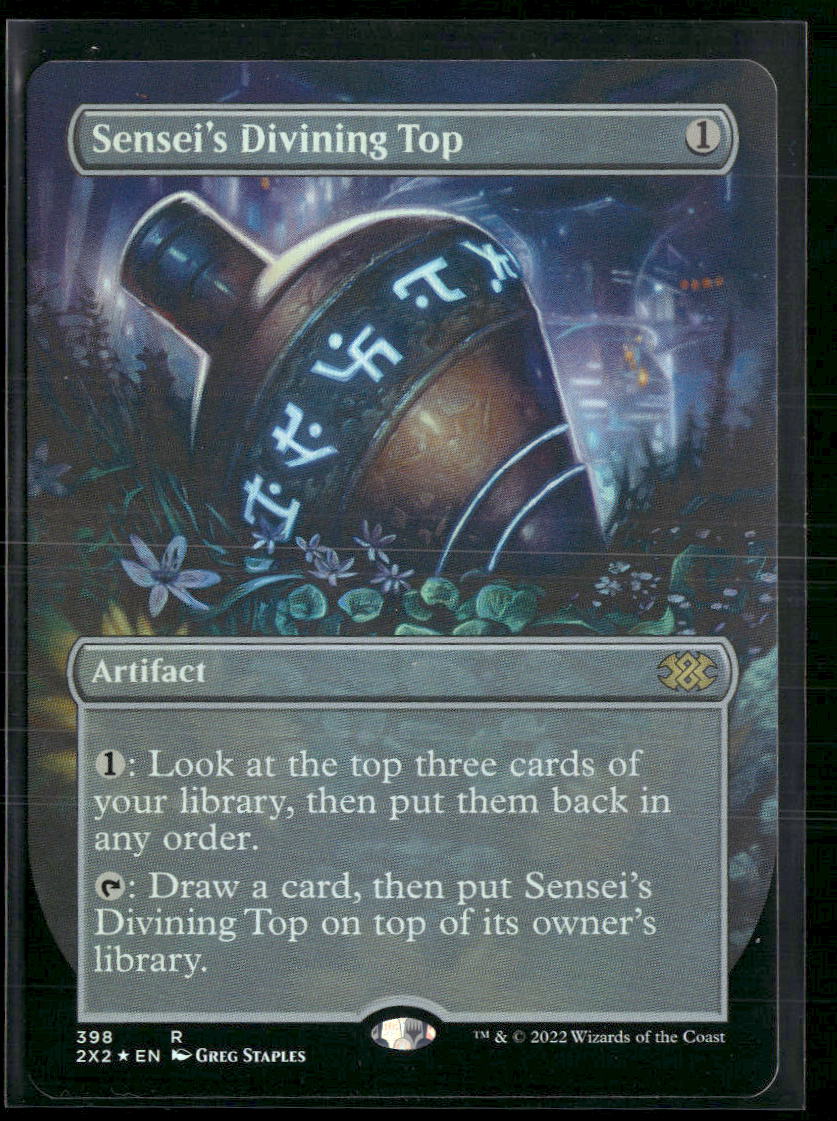 Sensei's Divining Top (Borderless) Double Masters 2022 #398