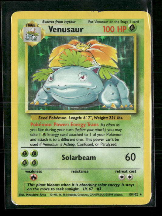 Venusaur Base Set #015/102