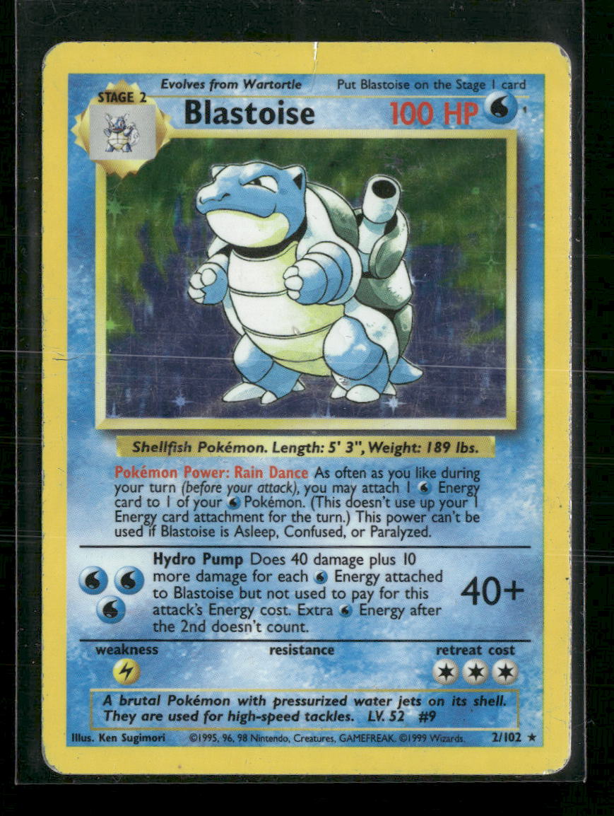 Blastoise Base Set #002/102