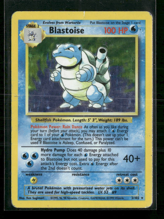Blastoise Base Set #002/102