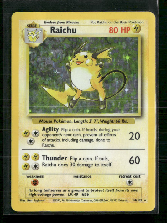 Raichu Base Set #014/102