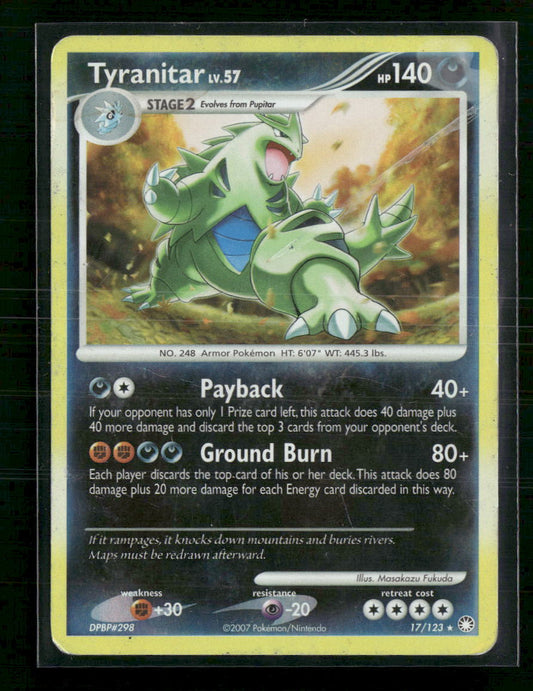 Tyranitar Mysterious Treasures #17/123 Reverse Holo