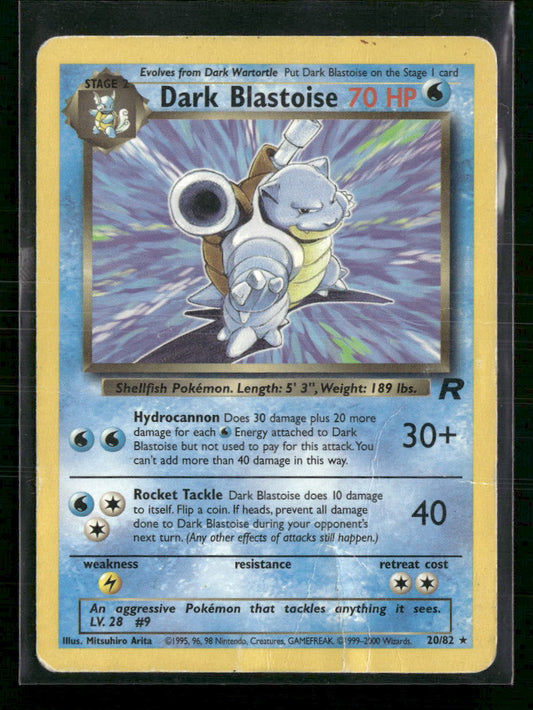Dark Blastoise (20) Team Rocket #20/82