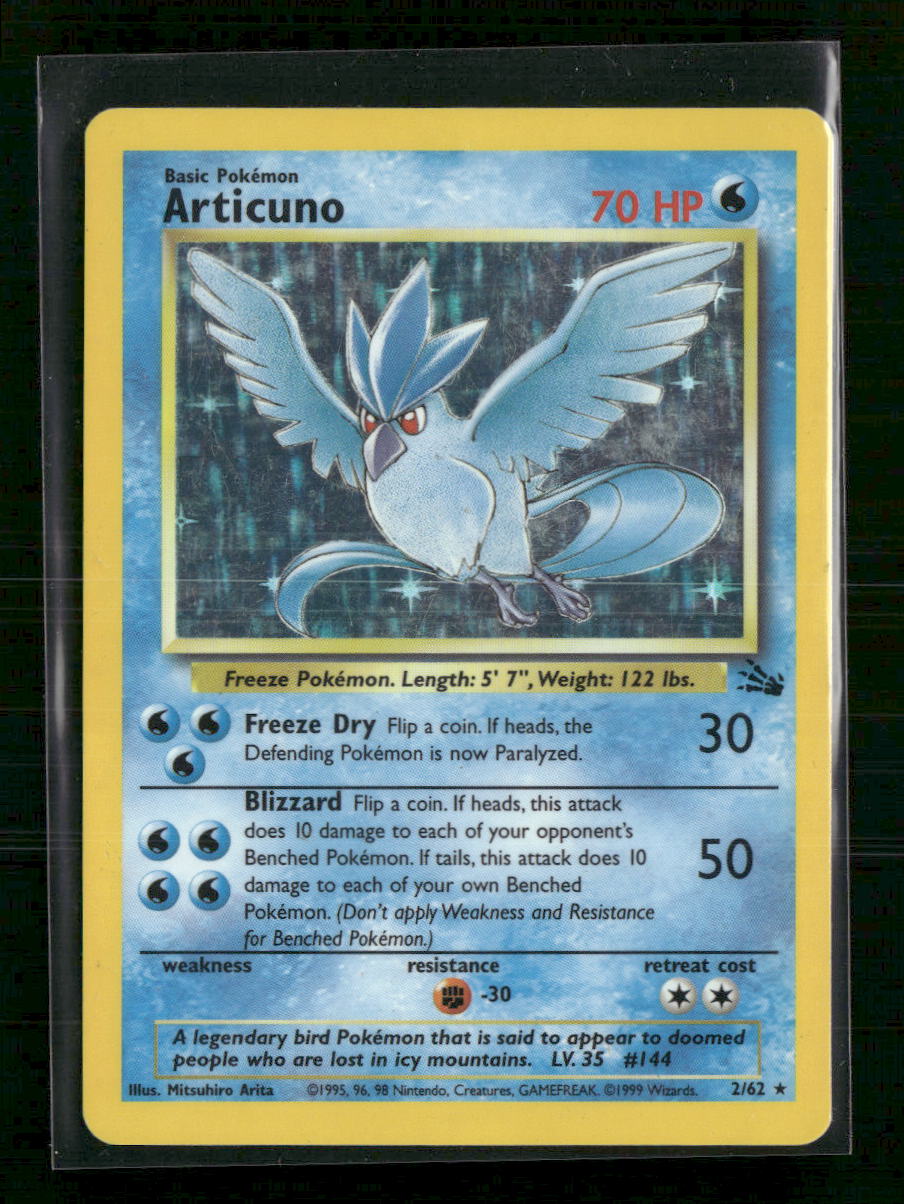 Articuno (2) Fossil #02/62