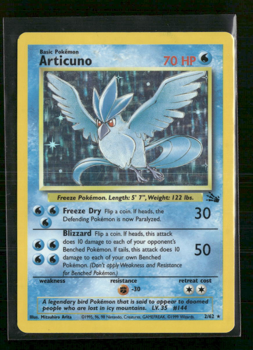 Articuno (2) Fossil #02/62