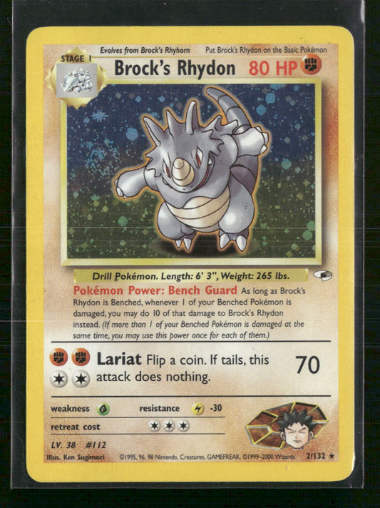 Brock's Rhydon Gym Heroes #002/132