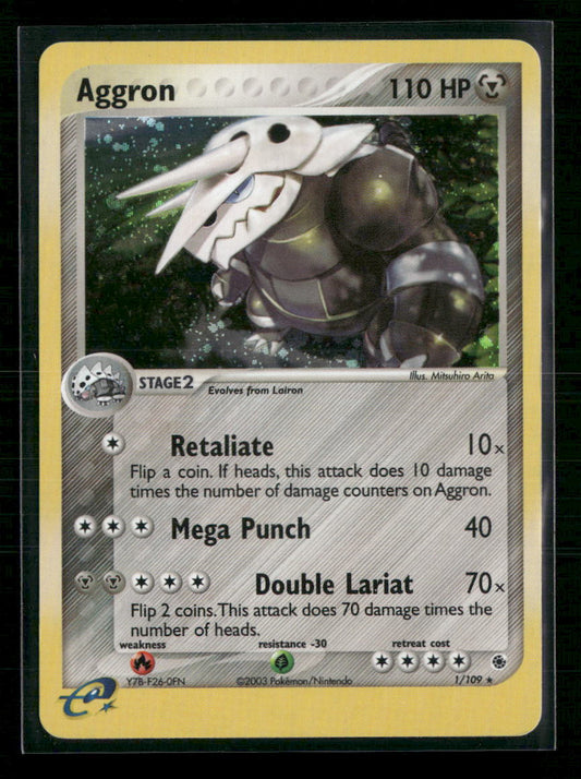 Aggron Ruby and Sapphire #1/109