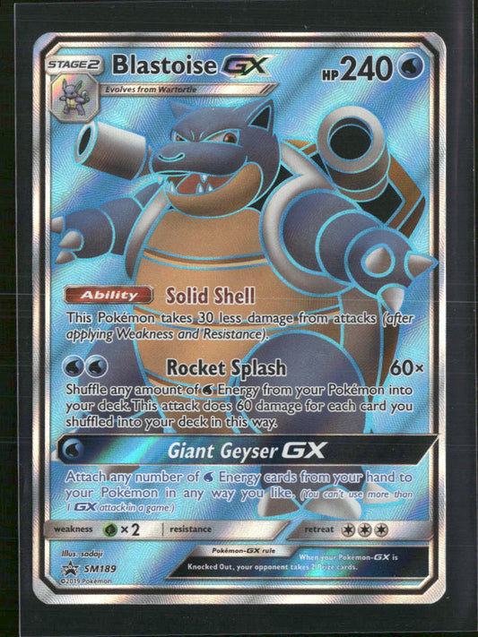 Blastoise GX SM Promos #SM189