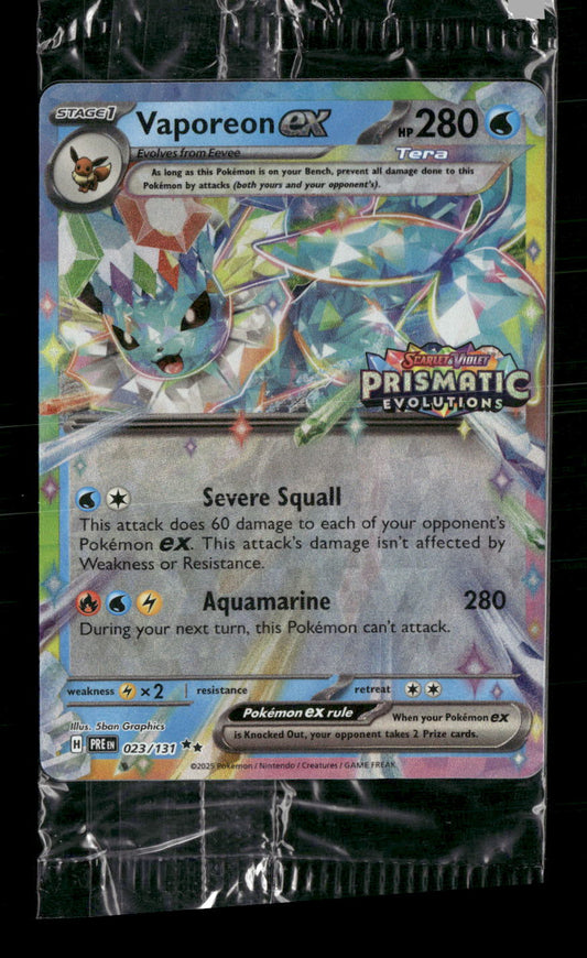 Vaporeon ex Miscellaneous Cards & Products #023/131 Sealed